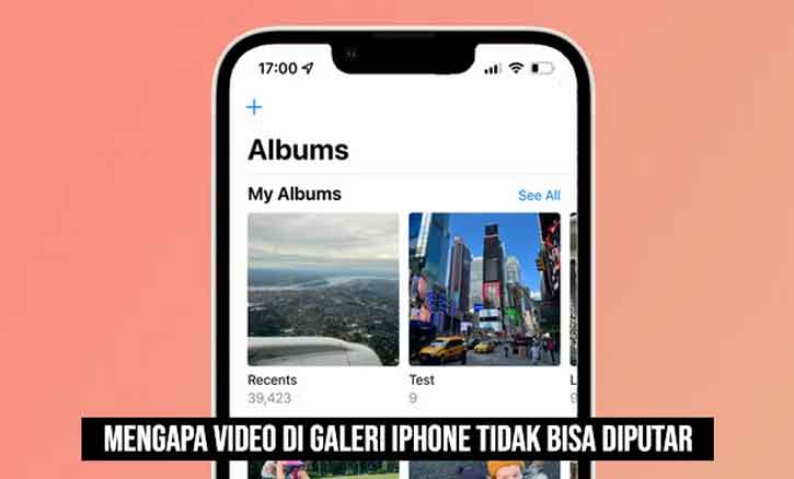 mengapa video di galeri iPhone tidak bisa diputar