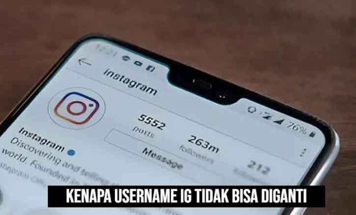 kenapa username ig tidak bisa diganti