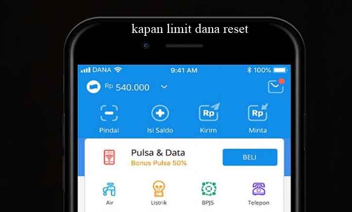 kapan limit dana reset