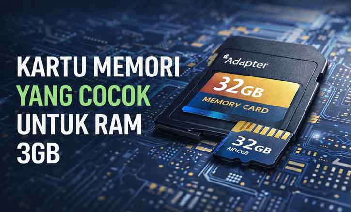 kartu memori yang cocok untuk ram 3gb