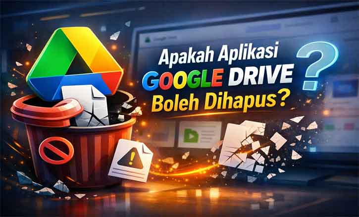 ilustrasi menghapus aplikasi Google Drive di HP tanpa menghilangkan data