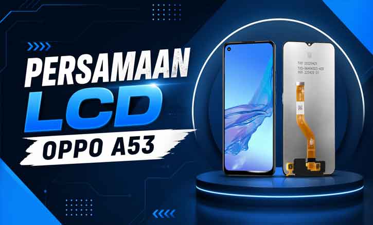 persamaan lcd oppo a53 dengan oppo a33 dan realme 7i bagian fleksibel konektor layar