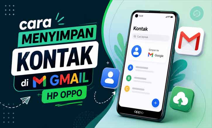 cara menyimpan kontak di gmail hp oppo dengan mudah dan cepat melalui pengaturan kontak android